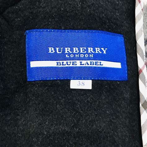 what is burberry london blue lable|authentic Burberry coats.